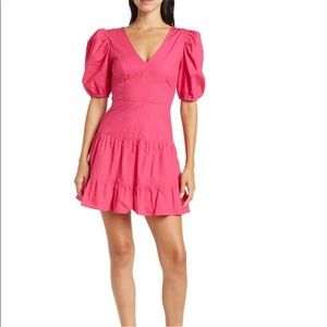 French Connection Hot Pink Dress